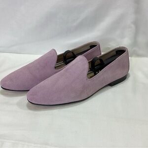 LA SCARPA LIGHT LAVENDER / PINK SUEDE LOAFERS SZ 39 / 8 $699
